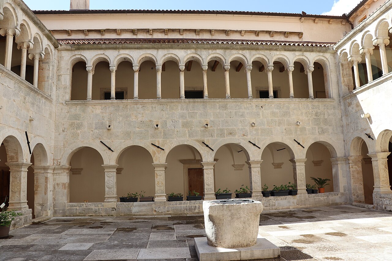 The monastery cloister, Sveti Petar u Šumi